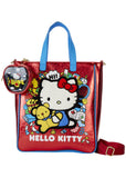Loungefly Sanrio Hello Kitty Classic Metallic Tote With Coin Purse