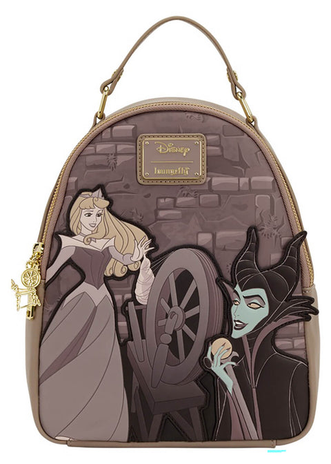 Loungefly Disney Aurora Maleficent Wheel Backpack