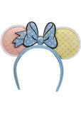 Loungefly Disney Minnie Pastel Colour Block Dots Headband