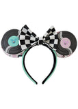Loungefly Disney Mickey and Minnie Date Night Diner Records Headband Multi