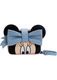 Loungefly Disney Minnie Pastel Colour Block Dots Crossbody Bag