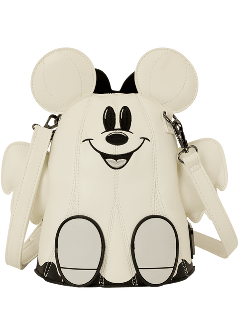 Loungefly Disney Mickey & Minnie Ghost Glow Figural Crossbody Bag – Succubus