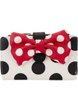 Loungefly Disney Minnie Rocks the Dots Classic Wallet White