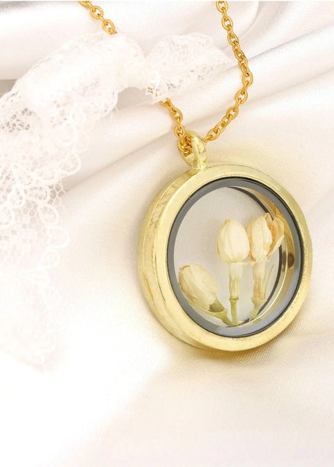 MadamLili Jasmine Locket Ketting