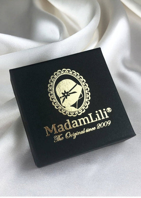 MadamLili Collier Rose Blanc crème