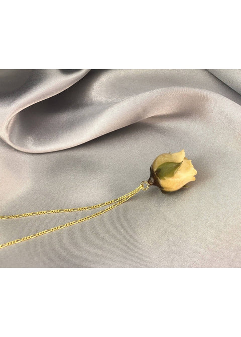 MadamLili Rose Ketting Crèmewit