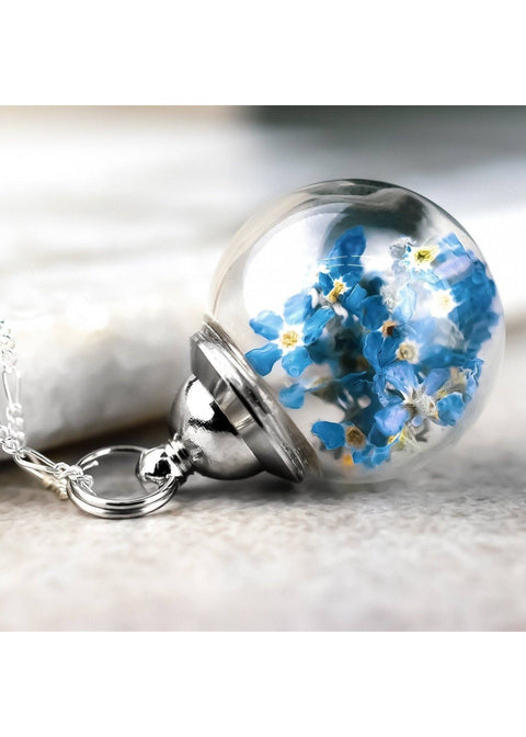 MadamLili Forget-Me-Not Ketting Zilver