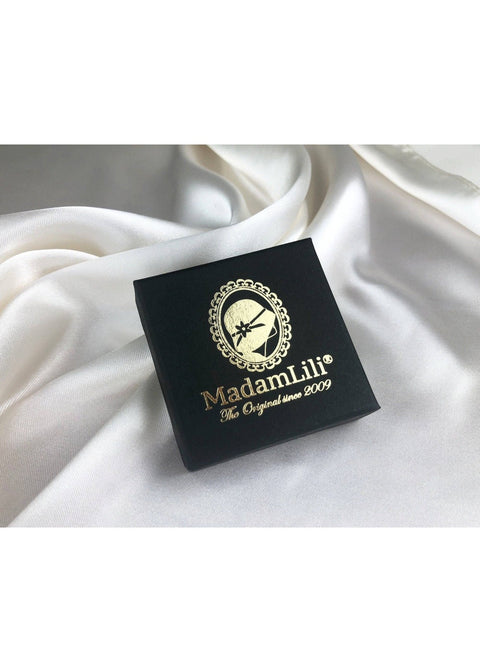 MadamLili Rose Ketting Paars - geschenkverpakking