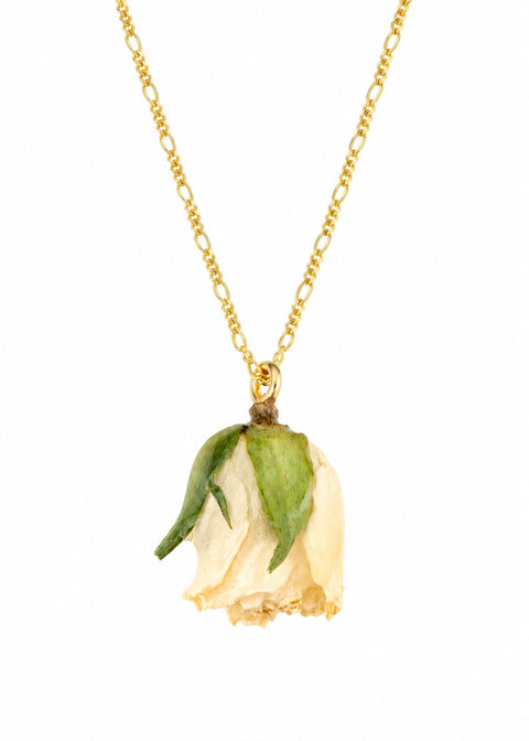 MadamLili Rose Ketting Crèmewit - ghost image