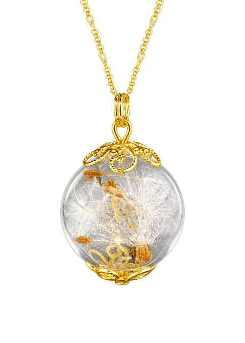 MadamLili Dandelion Ketting Goud - ghost image