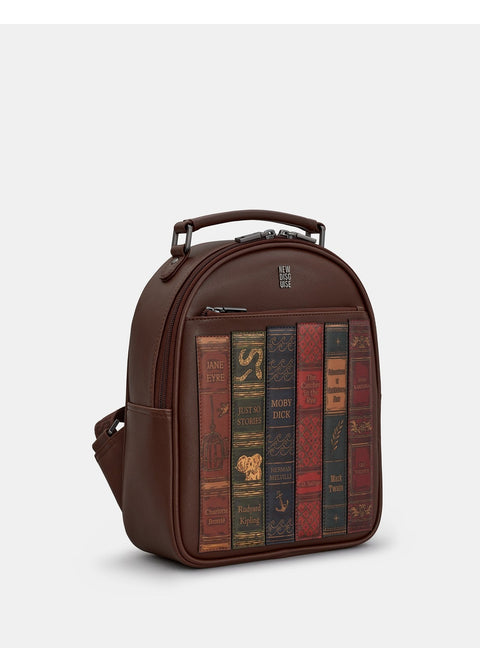New Disguise Classic Canon bruine rugtas - zijaanzicht