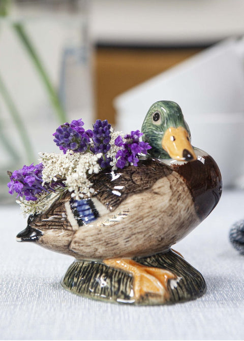 Succubus Home Animal Mallard Duck Bud Vaas - sfeerfoto