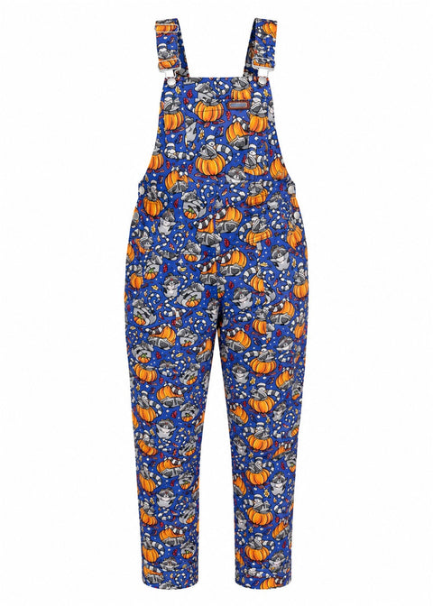 Run & Fly Raccoon Pumpkin Tuinbroek – ghost vooraanzicht