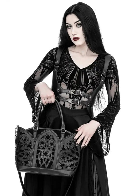 Restyle Catacombs Shopper zwart - foto 7