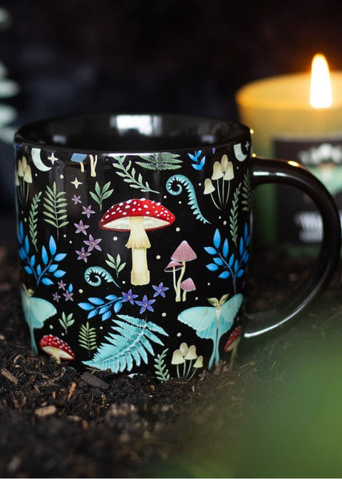 Succubus Home Dark Forest Beker Mok Zwart Multi