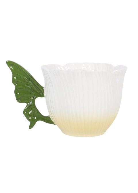 Succubus Home Flower Fairy Wing Theekop Wit Groen