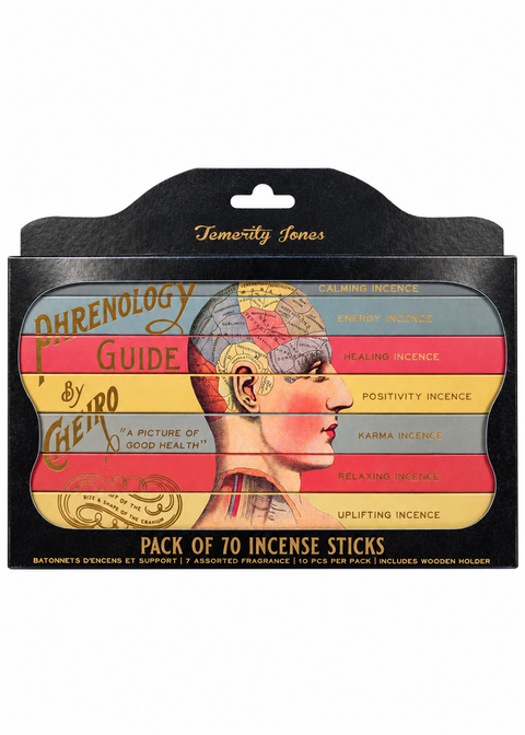 Succubus Home Phrenology wierook cadeauset met 70 wierookstokjes – vrijstaande productfoto