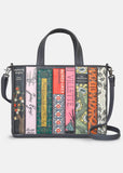 Succubus Bags Books Emily Bronte Bookworm Leather Grab Bag Grey