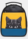 Succubus Bags Books Block Cat Backpack Black