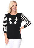 Succubus Clothing Kitty Cat Jumper Black