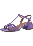 Tamaris Jane Leather 60's Sandals Pumps Light Purple