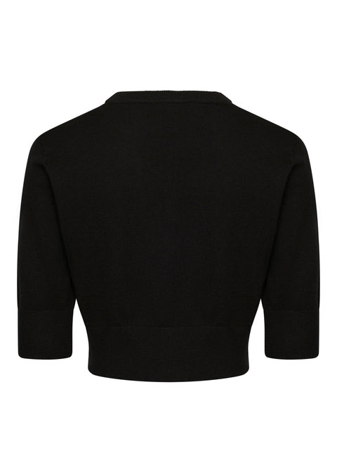 Succubus Clothing Cleo 50'er cardigan sort