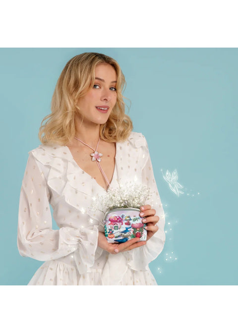 Vendula London Fairy Village Snowflake Rio Portemonnee Blauw – officiële Vendula productfoto