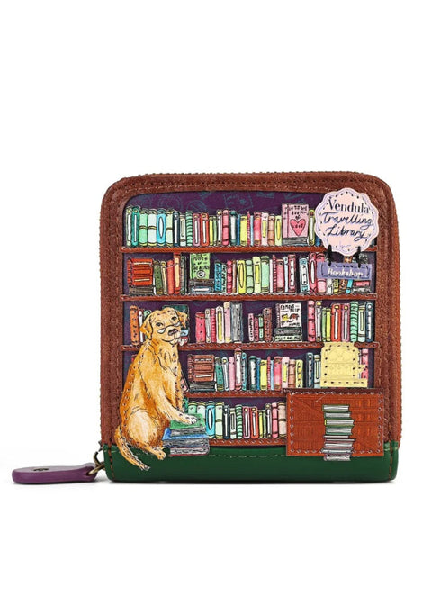 Vendula London Travelling Library Bookshop Square Wallet – productfoto 1
