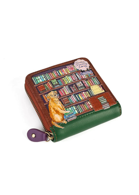 Vendula London Travelling Library Bookshop Square Wallet – productfoto 2