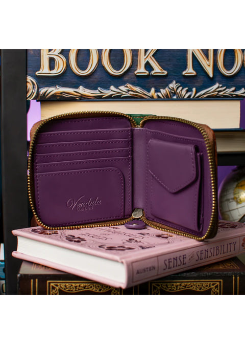 Vendula London Travelling Library Bookshop Square Portemonnee Multicolour – officiële Vendula productfoto