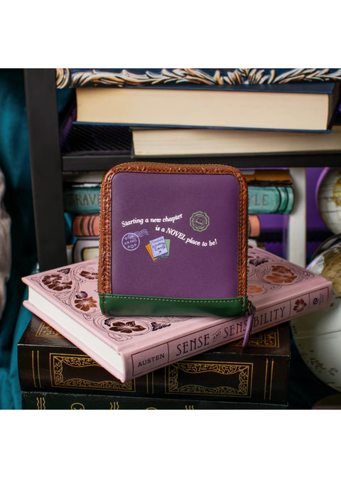 Vendula London Travelling Library Bookshop Square Portemonnee Multicolour – officiële Vendula productfoto