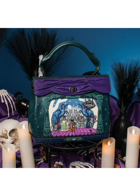 Vendula London Haunted Theatre Grace Handtas Groen – officiële Vendula productfoto