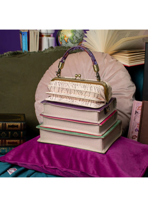 Vendula London Travelling Library Bookshop Turn The Page Handtas Multicolour – officiële Vendula productfoto