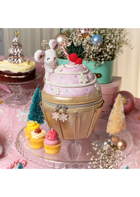Vendula London Sugarloaf Bakery Cupcake Tas Goud – foto 2