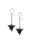 Alchemy Black Rose Earrings