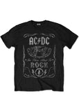 Band Shirts ACDC Cannon Swig T-Shirt Black