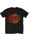 Band Shirts David Bowie Diamond Dogs T-Shirt Black