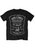 Band Shirts Guns & Roses Paradise City T-Shirt Black