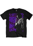 Band Shirts Jimi Hendrix Purple Haze T-Shirt Black