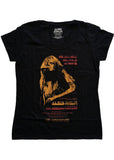 Band Shirts Janis Joplin Madison Square Garden Girly T-Shirt Black