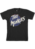 Band Shirts Monkees Retro Dot Logo T-Shirt Black