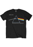 Band Shirts Pink Floyd Dark Side Of The Moon Courier T-Shirt Black