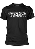 Band Shirts The Cramps Logo T-Shirt Black