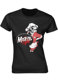 Band Shirts Misfits Waitress Girlie T-Shirt Black