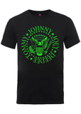 Band Shirts Ramones Green Seal T-Shirt Black