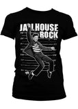 Band Shirts Elvis Presley Jailhouse Rock Girly T-Shirt Black