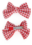 Banned Polly Gingham 50's Hairclip Red
