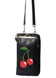 Banned Cherry Pie Phone Shoulderbag Black