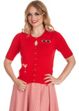 Banned Summer Lovin' Cocktail 50's Cardigan Red