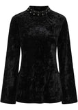 Banned Big Crush Velvet 60's Dress Black